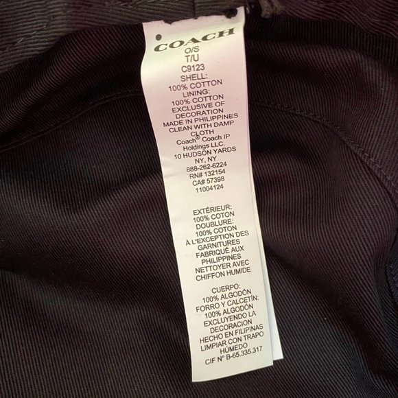 NWT Coach Colorblock Signature Bucket Hat c9123 - Picture 7 of 8